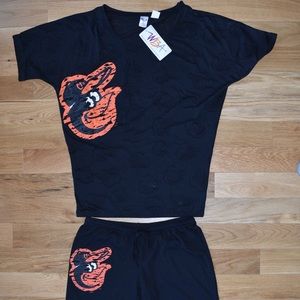 Baltimore Orioles Ladies Sleepwear Set
